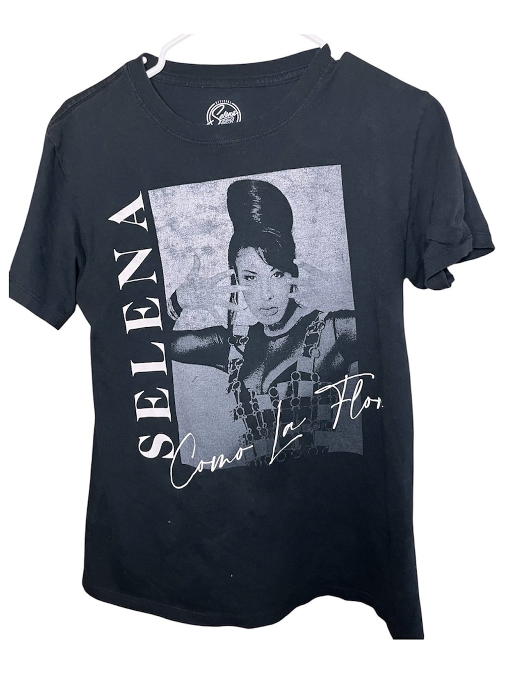 Selena Graphic Short Sleeve Tee - Black